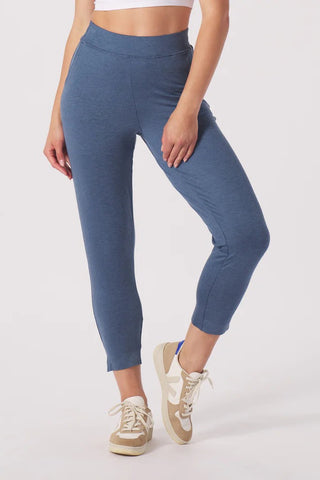 On The Go Ankle Pants - Washed Blue