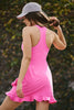 Ruffled Up Dress - Pink Hype