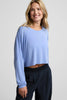 Studio Luxe Cropped Long Sleeve Tee - Pastel Periwinkle