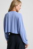 Studio Luxe Cropped Long Sleeve Tee - Pastel Periwinkle