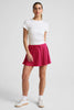 On Repeat Rib Baby Tee - White