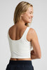 Keep It Cool Seamless Cropped Tank - Glacier