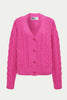 Teagan Cardigan - Electric Pink Cable *Restocks in June