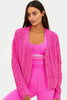Teagan Cardigan - Electric Pink Cable *Restocks in June