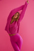 Teagan Cardigan - Electric Pink Cable *Restocks in June