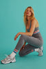 Yara Top - Horizon Heather Gray Soft Serve