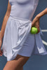 Score Pleated Dress - White