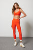 At Your Leisure High Waisted Leggings - Firecracker Red