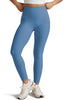 High Waisted Midi Leggings - Sky Blue