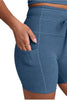 Go Pocket 5 inch Shorts - Washed Denim