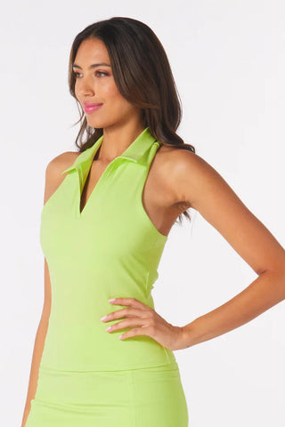 Ace Polo Tank - Honeydew *Preorder now with 10% discount - May Delivery