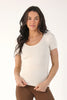 Avery Short Sleeves Top : Oatmilk *Preorder now with 10% discount - August Delivery