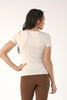 Avery Short Sleeves Top : Oatmilk *Preorder now with 10% discount - August Delivery