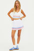 Irina Skirt - Bright White Horizon