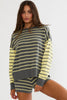Callie Sweater - Butter Gray Stripe