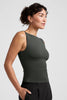 Eclipse Open Back Tank - Slate Green