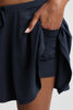 Sport Active Drawcord Mini Skirt - Navy