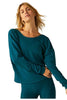 Plot Twist Reversible Pullover - Majestic Blue