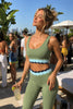 Stacy 7/8 Legging - Sage Mist Matte