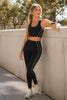 Power Stride Leggings - Black White