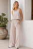 Sheer Ease Tank - Latte Stripes