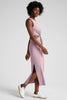 Around the World Front Twist Dress - Blush Blooms