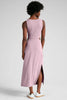 Around the World Front Twist Dress - Blush Blooms