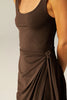 Intrigue Midi Dress - Espresso