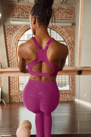 Beyond Yoga Spacedye On Center Bra- Magenta