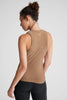 Your Fit Shirred Tank - Desert Sand