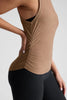 Your Fit Shirred Tank - Desert Sand