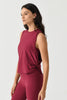 Side Note Twist Tank - Bordeaux