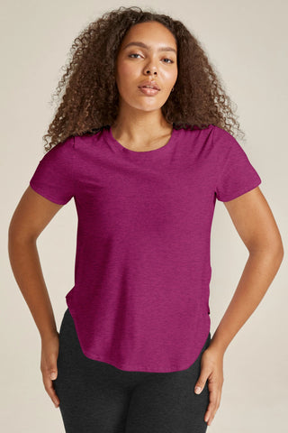 Featherweight Spacedye On The Down Low Tee - Magenta
