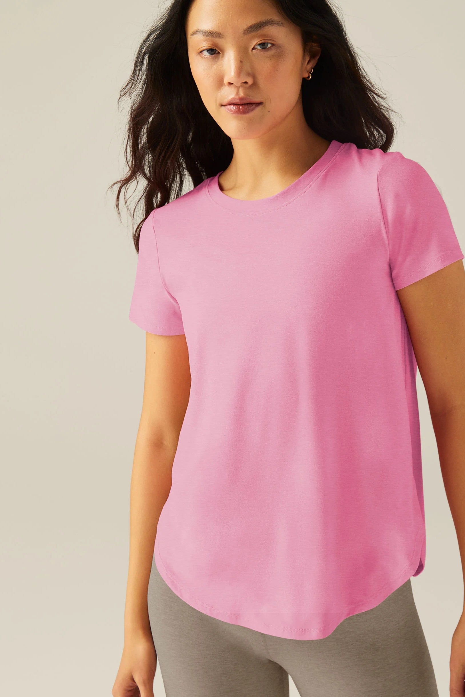 Featherweight Spacedye On The Down Low Tee - Pink Bloom – OMgoing