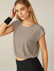 Top Priority Cropped Tee - Birch