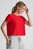 Supreme Cropped Tee - Candy Red