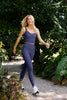 Impulse Ribbed Cropped Tank - Eternal Blue