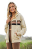 Vintage Oversized Zip Up : Oatmilk Chocolate Latte Black *Preorder now with 10% discount - August Delivery
