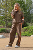 Retro Straight Leg Sweatpant : Chocolate Cinnamon Oatmilk Latte *Preorder now with 10% discount - August Delivery