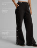 Luxefleece Wide Leg Pants - Black *Restocks in June