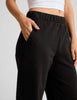 Luxefleece Wide Leg Pants - Black *Restocks in June