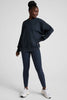 LuxeFleece Oversized Sweatshirt - Navy