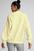 LuxeFleece Oversized Sweatshirt - Yellow
