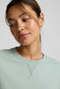 LuxeFleece Cropped Sweatshirt - Pale Blue