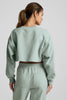 LuxeFleece Cropped Sweatshirt - Pale Blue *Restocks in December