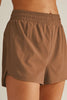 Stretch Woven In Stride Lined Shorts - Toffee
