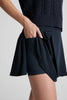 Score Pleated Skirt - Navy
