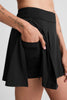 Score Pleated Skirt - Black