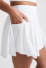 Score Pleated Skirt - White