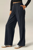 Status Wide Leg Trousers - Navy
